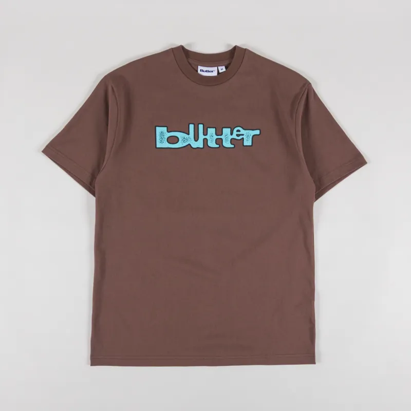 Butter Goods Warped T Shirt Brown