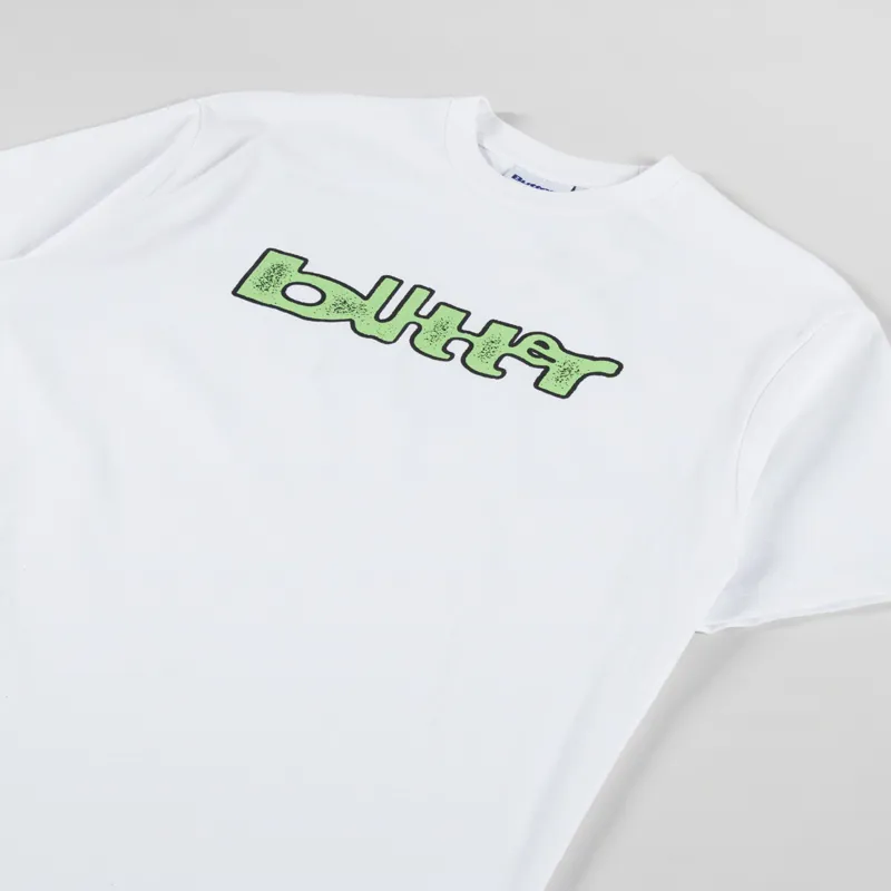 Butter Goods Warped T Shirt White-1