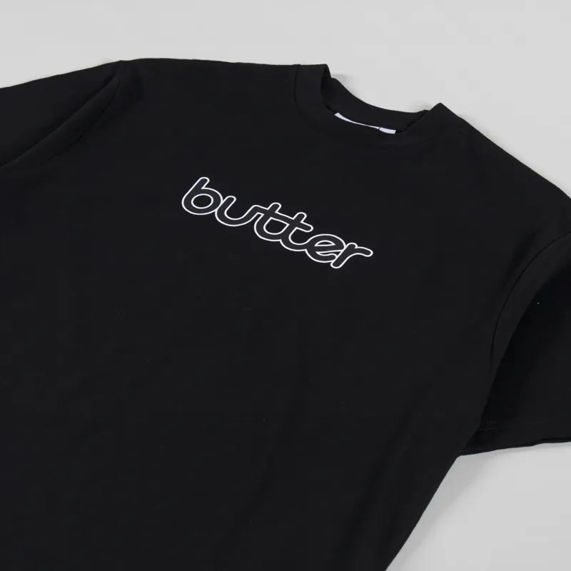 Butter Goods Alpine T Shirt Black-1
