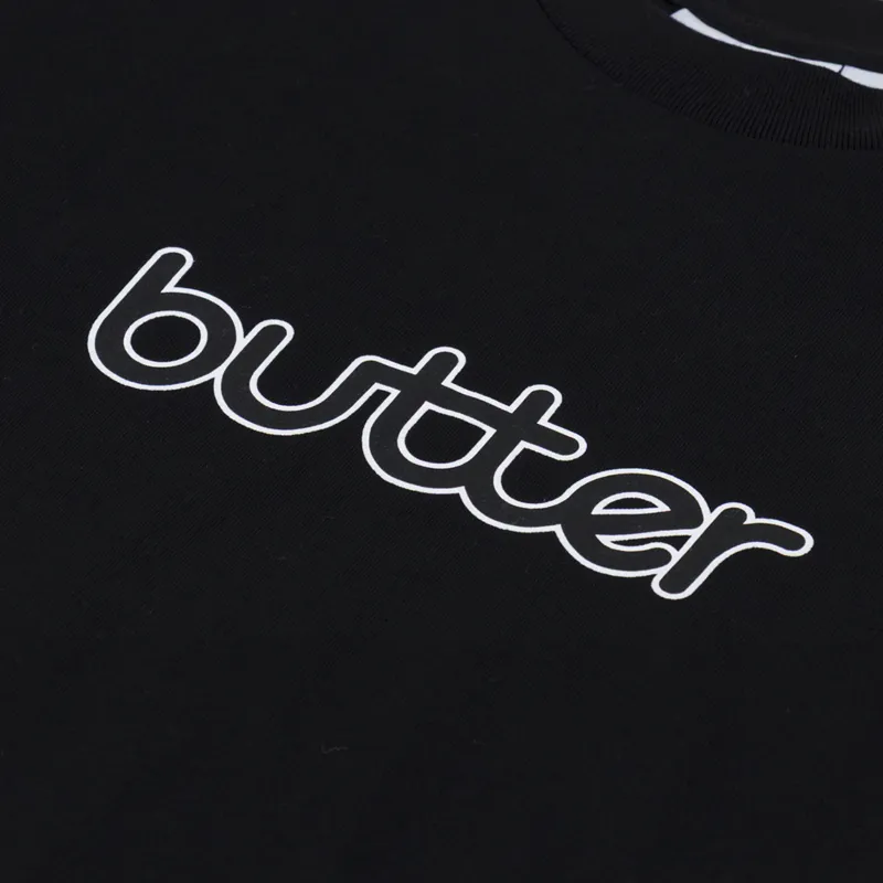 Butter Goods Alpine T Shirt Black-2