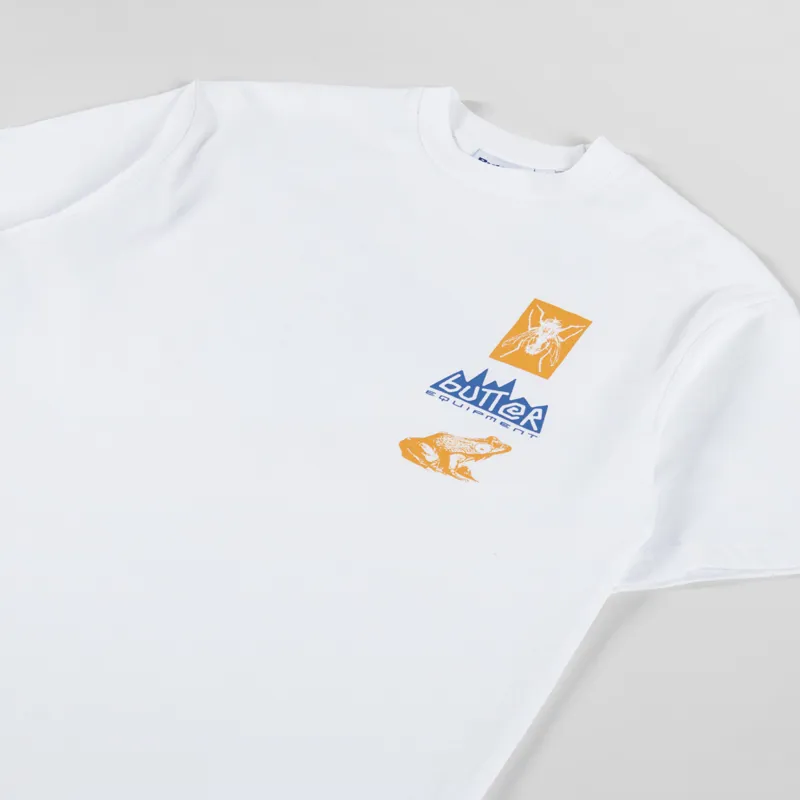 Butter Goods Nature Study T Shirt White-3