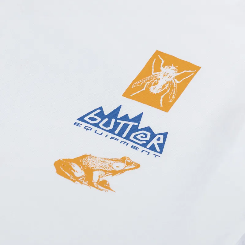 Butter Goods Nature Study T Shirt White-5