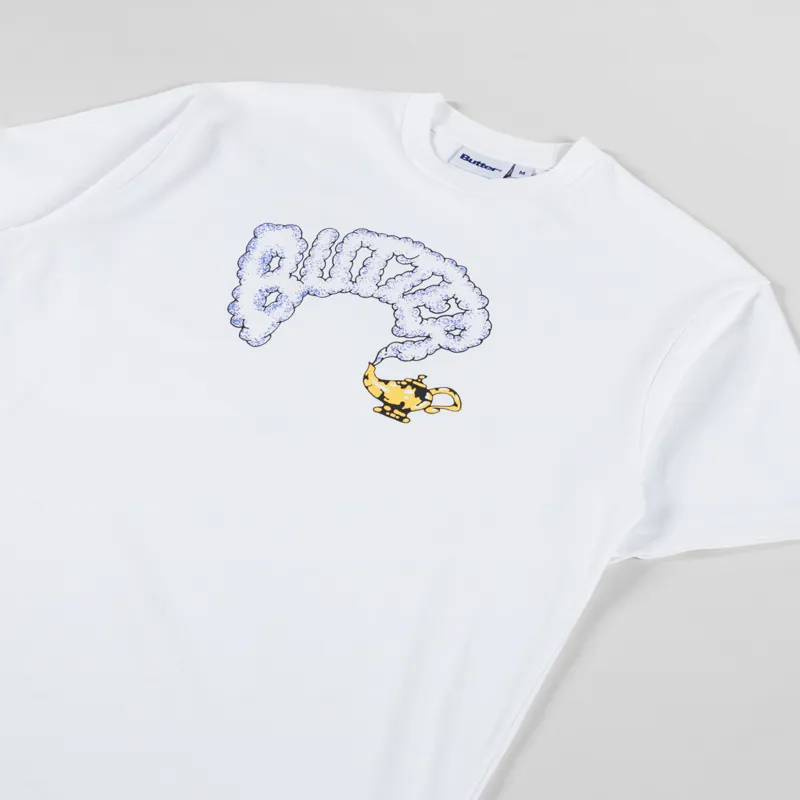 Butter Goods Mens Graphic Lamp Logo Tee T Shirt White