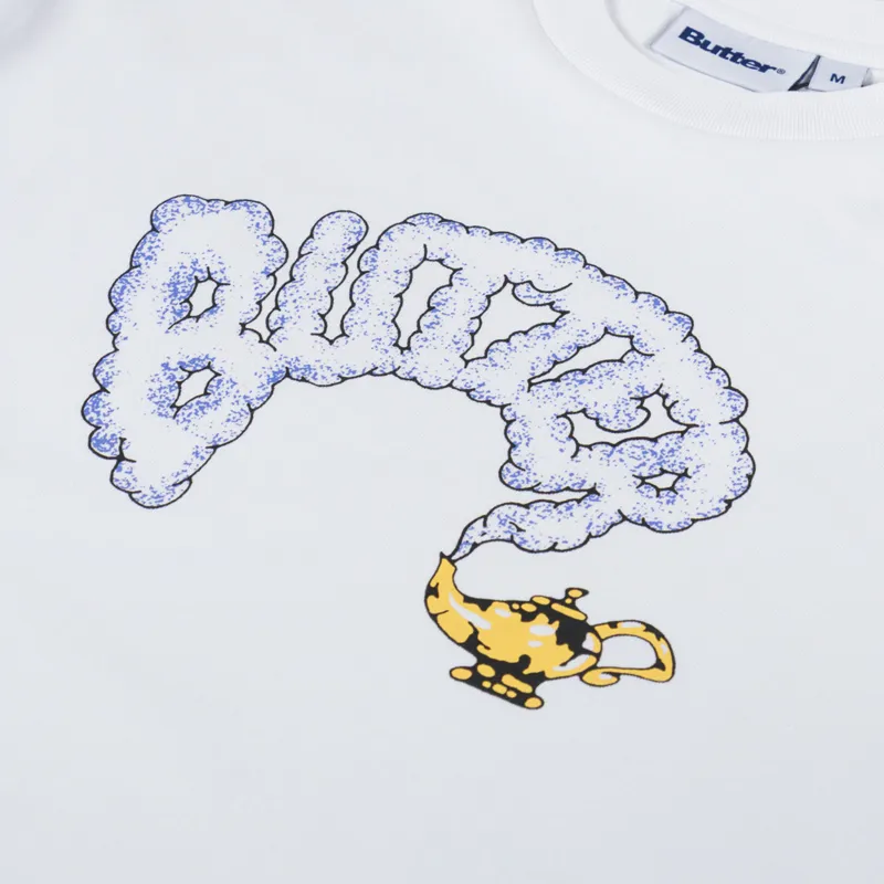 Butter Goods Mens Graphic Lamp Logo Tee T Shirt White