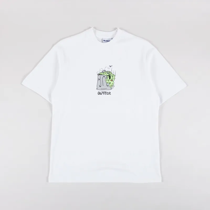Butter Goods Garbage T Shirt White