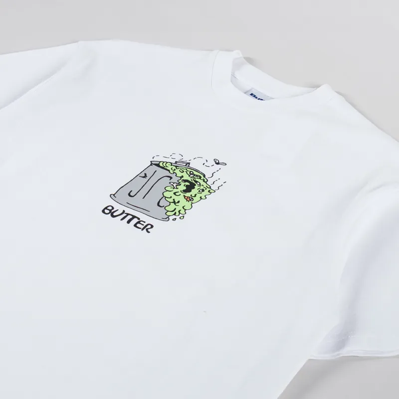 Butter Goods Garbage T Shirt White-1