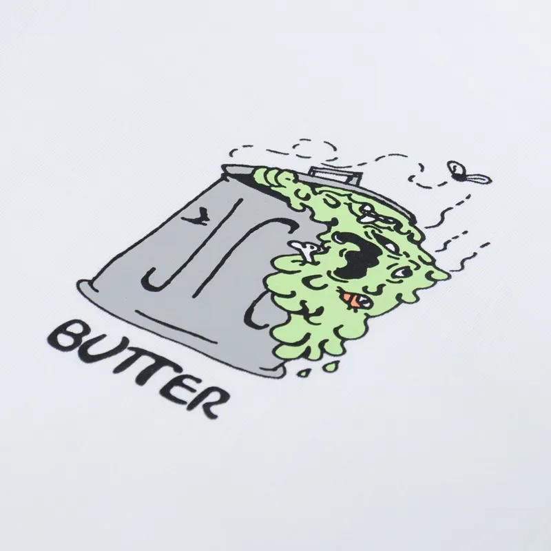 Butter Goods Garbage T Shirt White-2