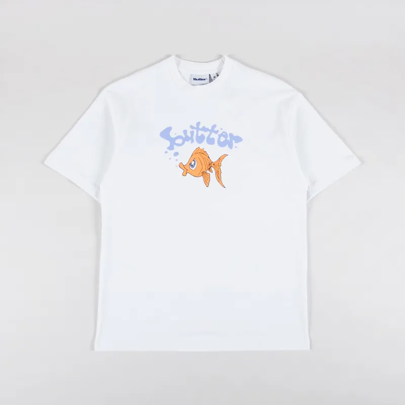 Butter Goods Goldfish T Shirt White