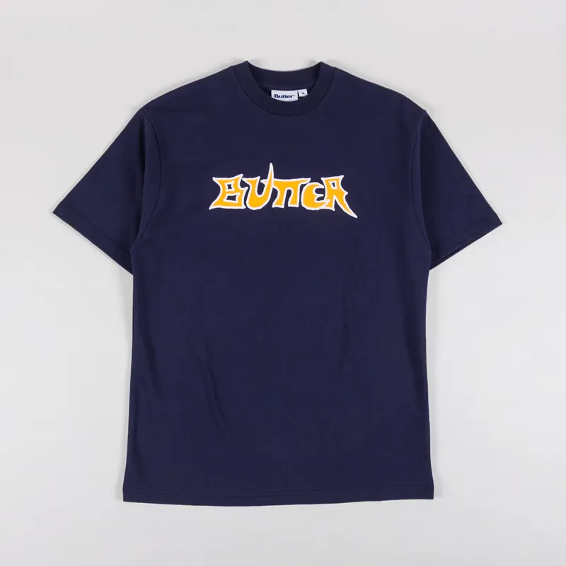 Butter Goods Encounter T Shirt Navy