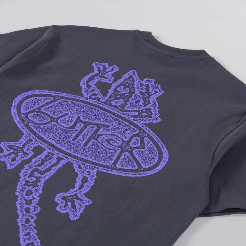 Butter Goods Wipeout T Shirt Washed Black-2