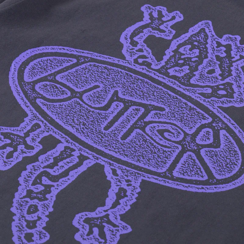 Butter Goods Wipeout T Shirt Washed Black-4