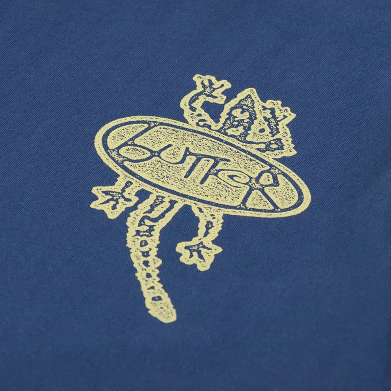 Butter Goods Wipeout T Shirt Denim-5