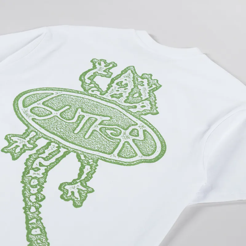 Butter Goods Wipeout T Shirt White-2