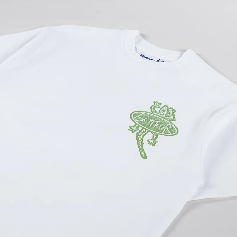 Butter Goods Wipeout T Shirt White-3