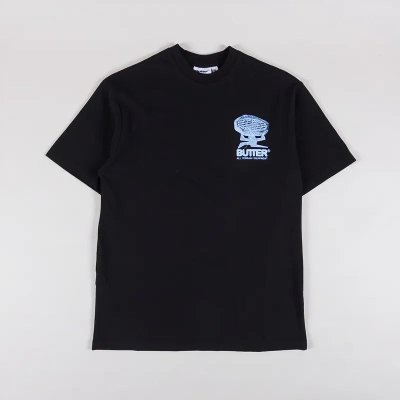 Butter Goods Terrain T Shirt Black-1