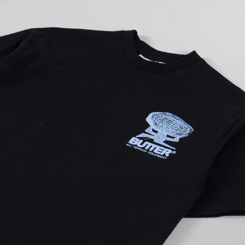 Butter Goods Terrain T Shirt Black-3