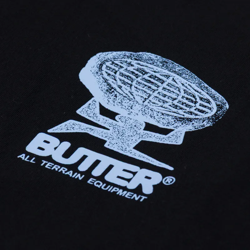 Butter Goods Terrain T Shirt Black-5