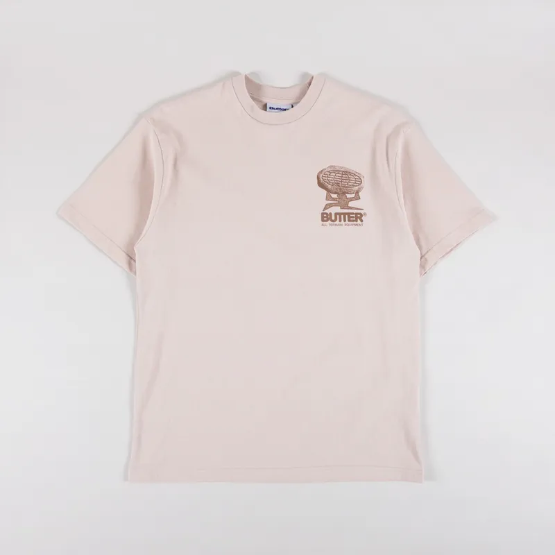 Butter Goods Terrain T Shirt Bone-1