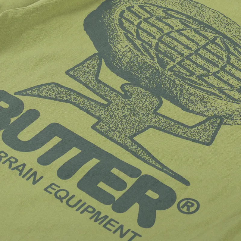 Butter Goods Terrain T Shirt Wasabi-4