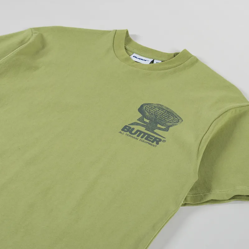 Butter Goods Terrain T Shirt Wasabi-3