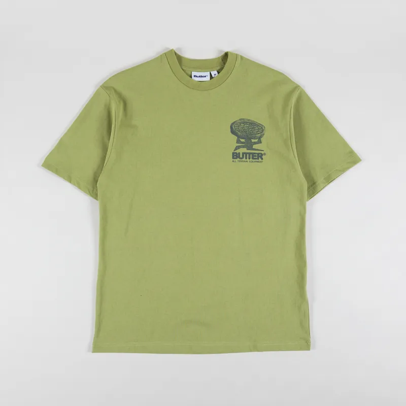 Butter Goods Terrain T Shirt Wasabi-1