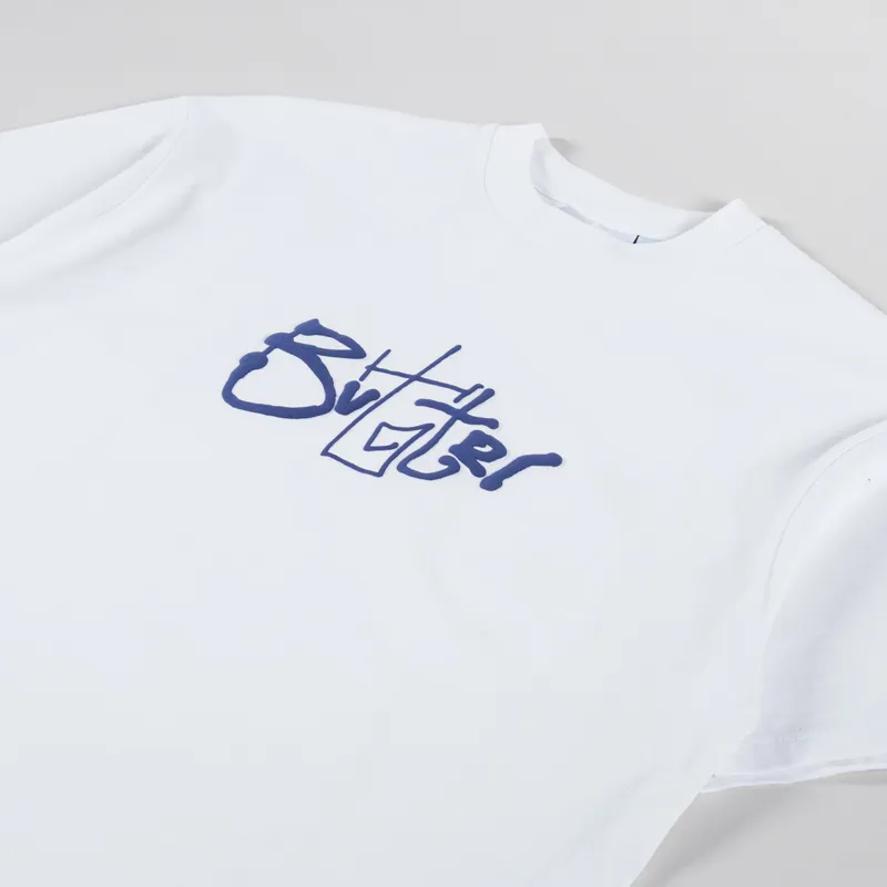 Butter Goods Scribble T Shirt White-1