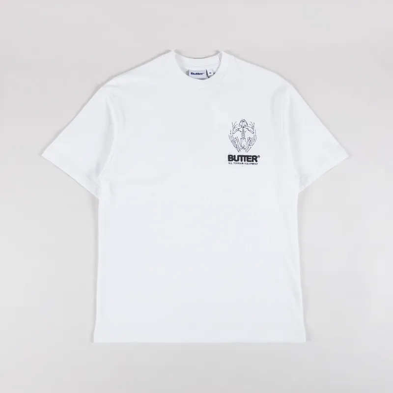 Butter Goods Fossil T Shirt White-1