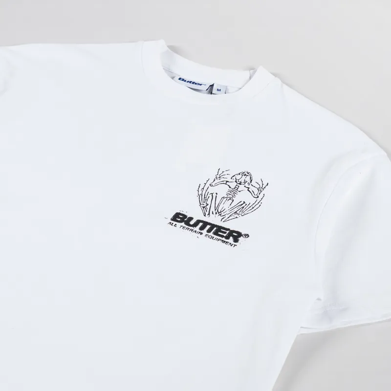 【BUTTER GOODS】 Fossil Tee, White Butter Goods Fossil T-Shirt - White – Route One