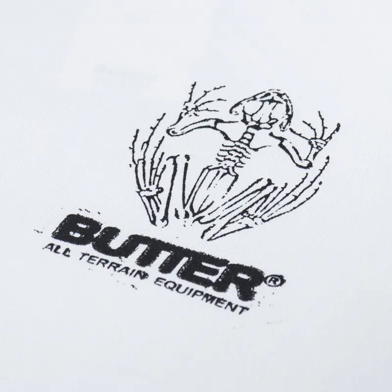 Butter Goods Fossil T Shirt White-5