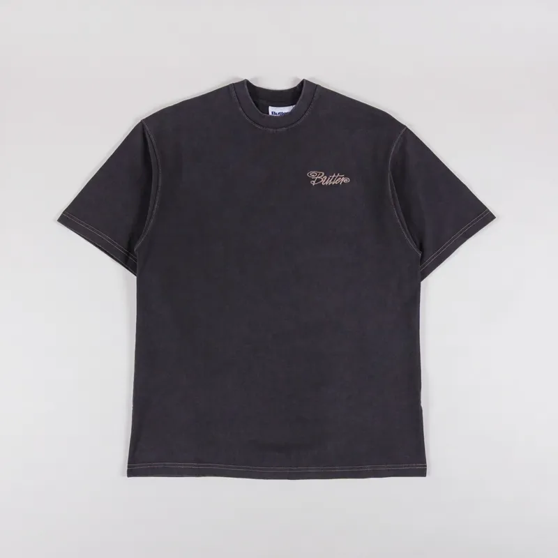 Butter Goods Jive Contrast T Shirt Washed Black