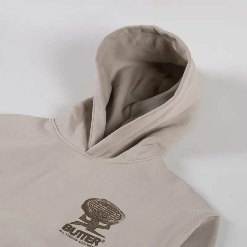 Butter Goods Terrain Pullover Hood Bone-3