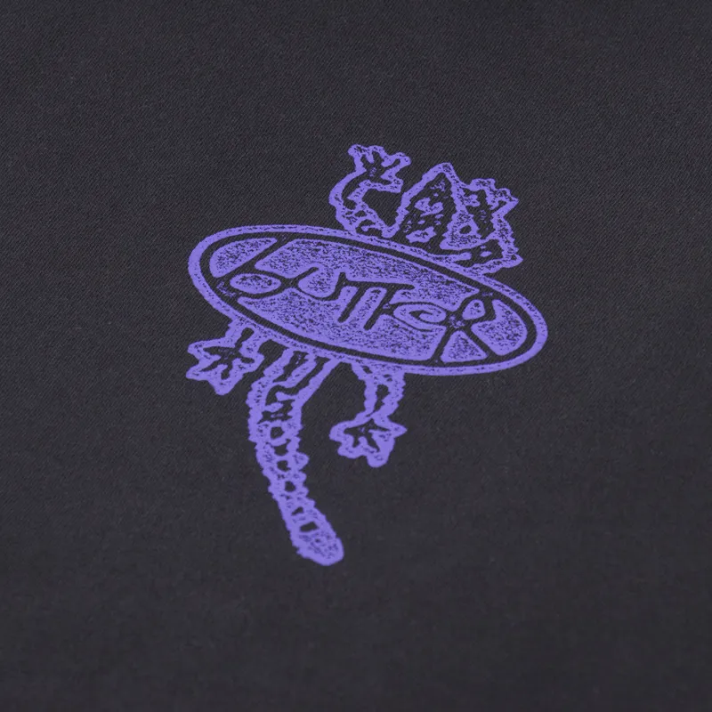 Butter Goods Wipeout Pullover Hood Washed Black-5