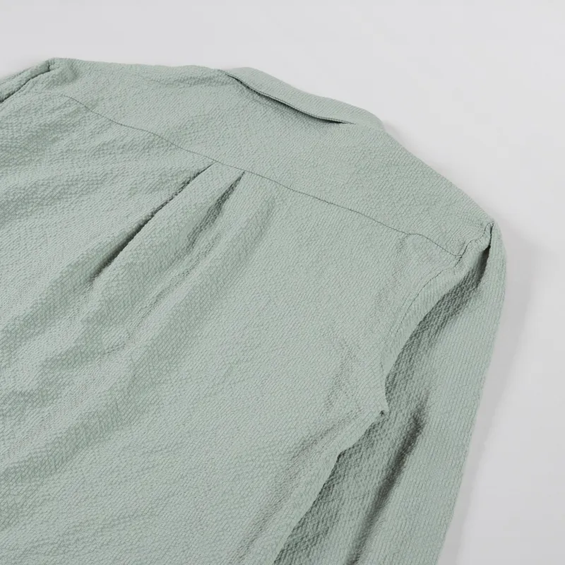 Butter Goods Carve Zip Shirt Seafoam-3