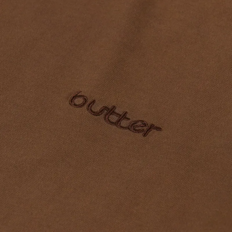 Butter Goods Alpine T Shirt Brown-2