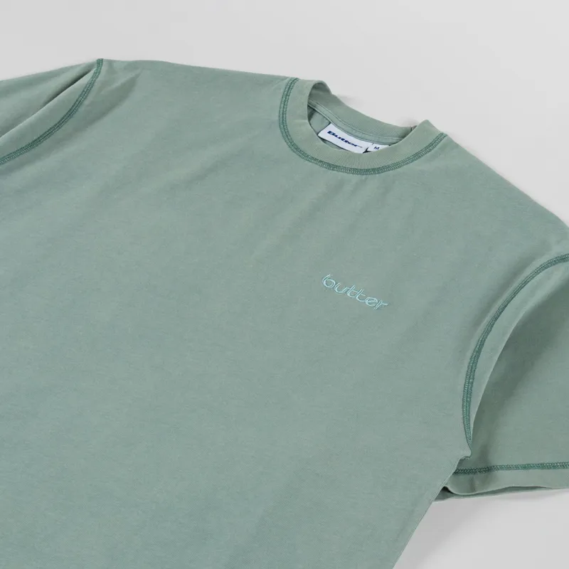 Butter Goods Alpine T Shirt Dull Mint-1