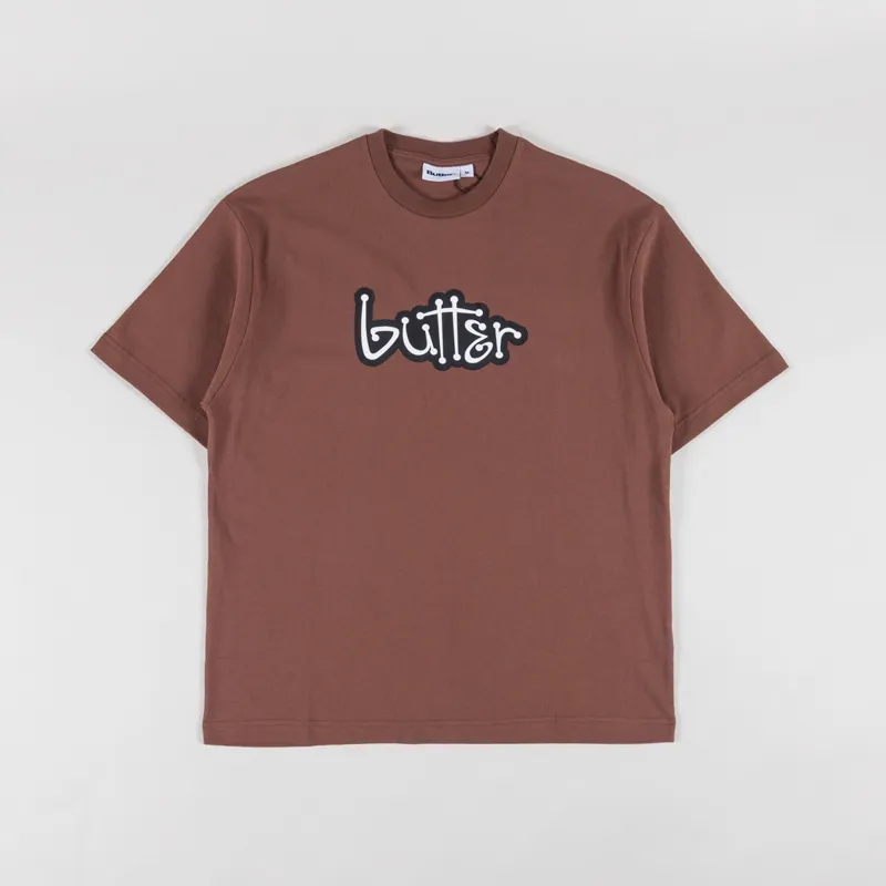 Butter Goods Connection T Shirt Brown