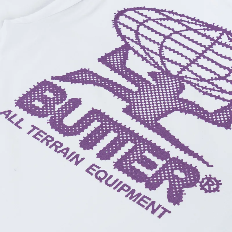 Butter Goods Terrain T Shirt White-4