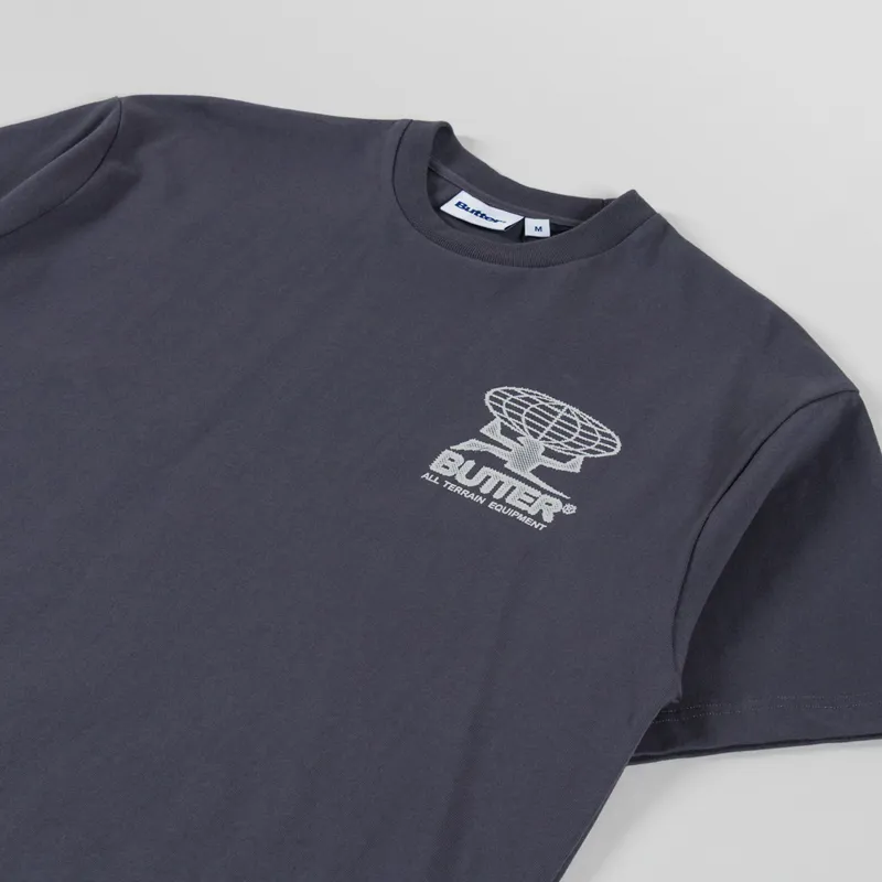 Butter Goods Terrain T Shirt Washed Black-3