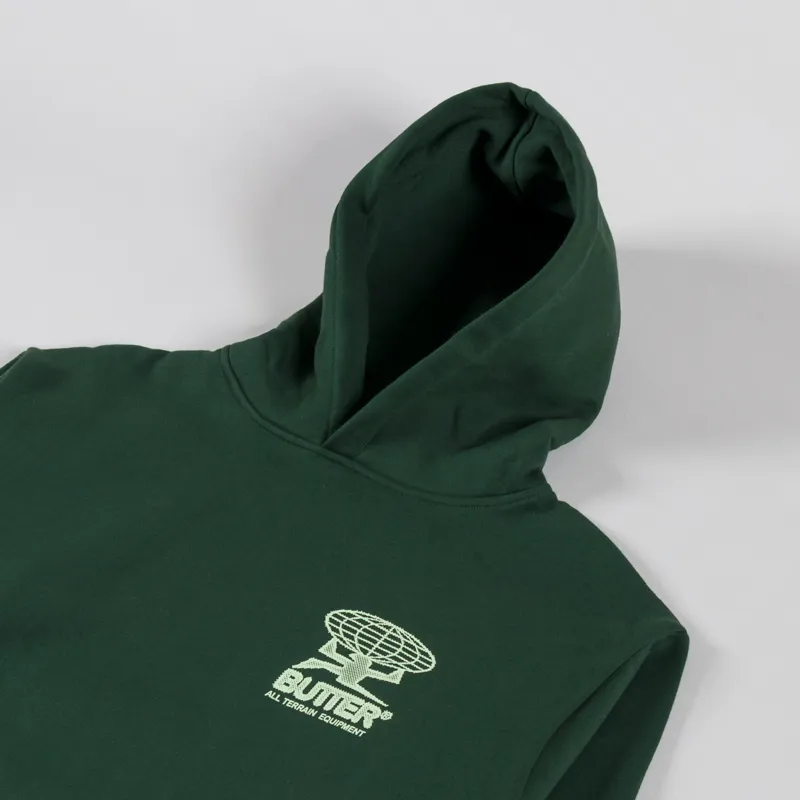 Butter Goods Terrain Pullover Hood Dark Green-3