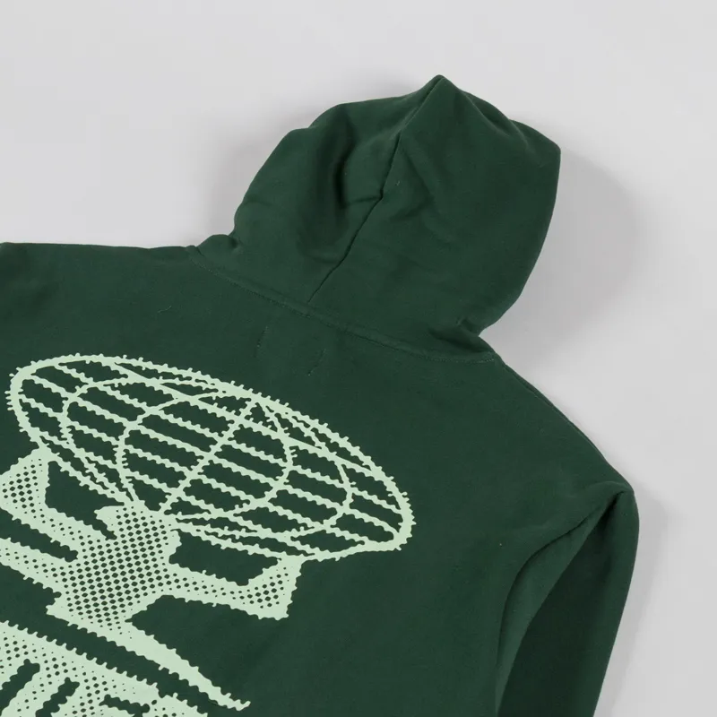 Butter Goods Terrain Pullover Hood Dark Green-2