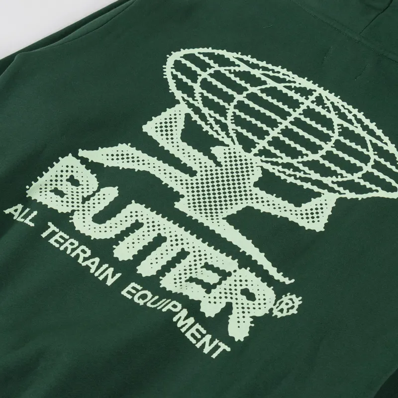 Butter Goods Terrain Pullover Hood Dark Green-4