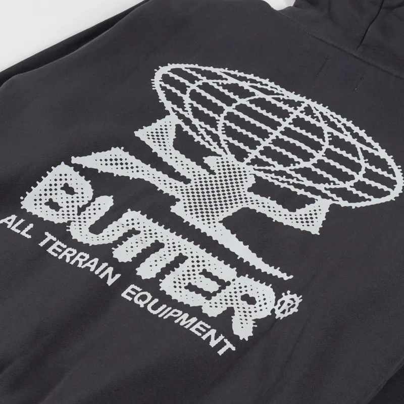 Butter Goods Terrain Pullover Hood Washed Black-4