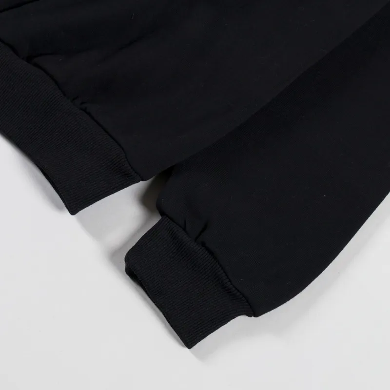 Butter Goods Outline Logo Pullover Hood Black-7