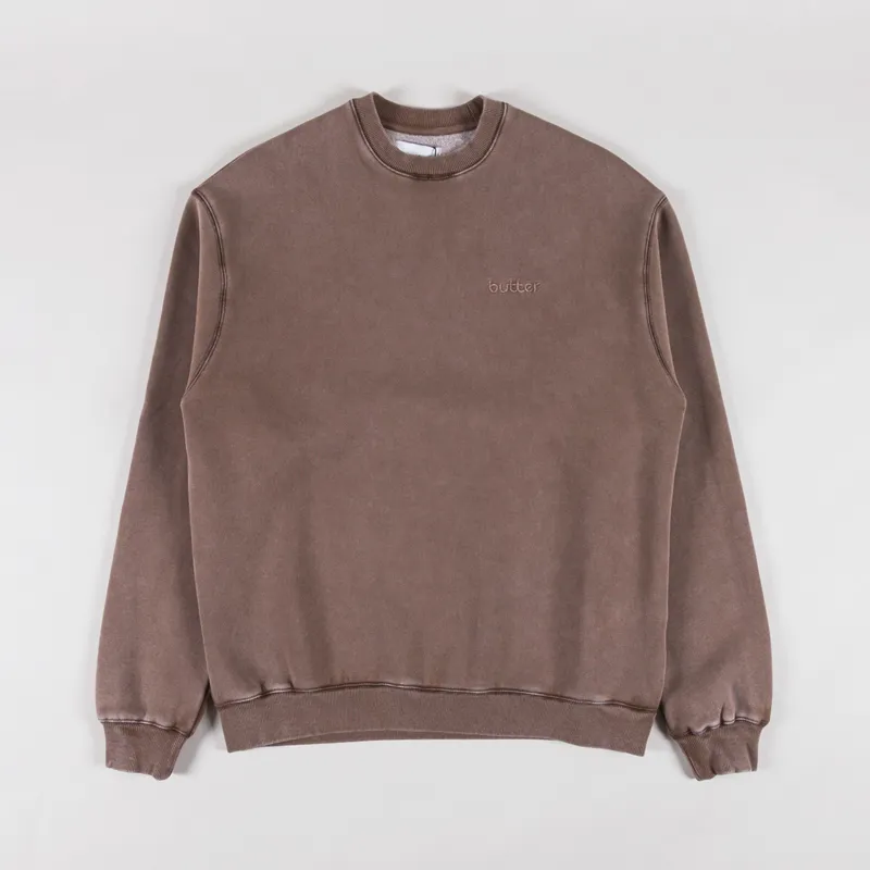 Butter Goods Alpine Crewneck Brown