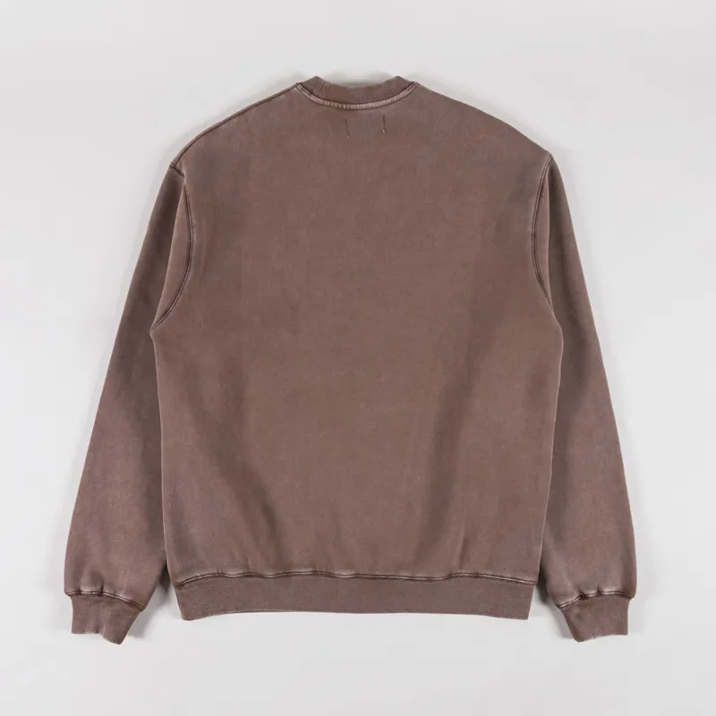 Butter Goods Alpine Crewneck Brown-1