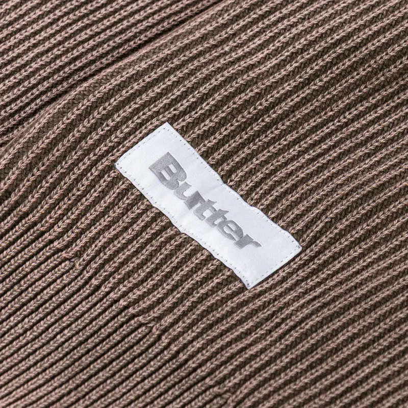 Butter Goods Bleach Knit Sweater Brown-4