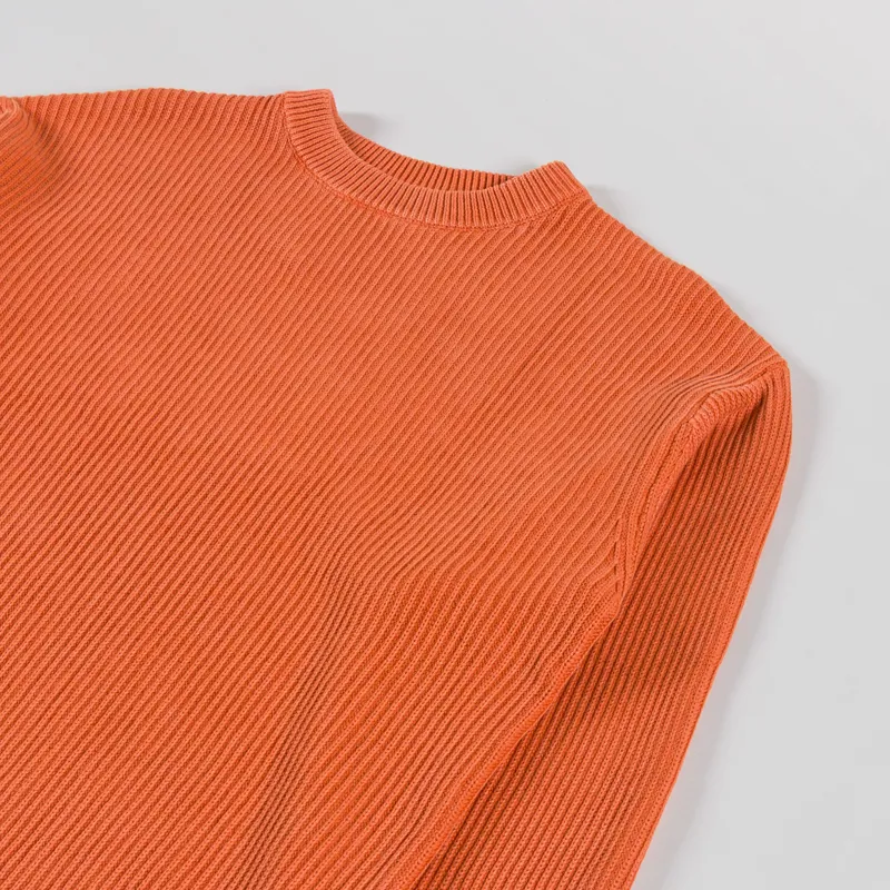 Butter Goods Bleach Knit Sweater Coral-2