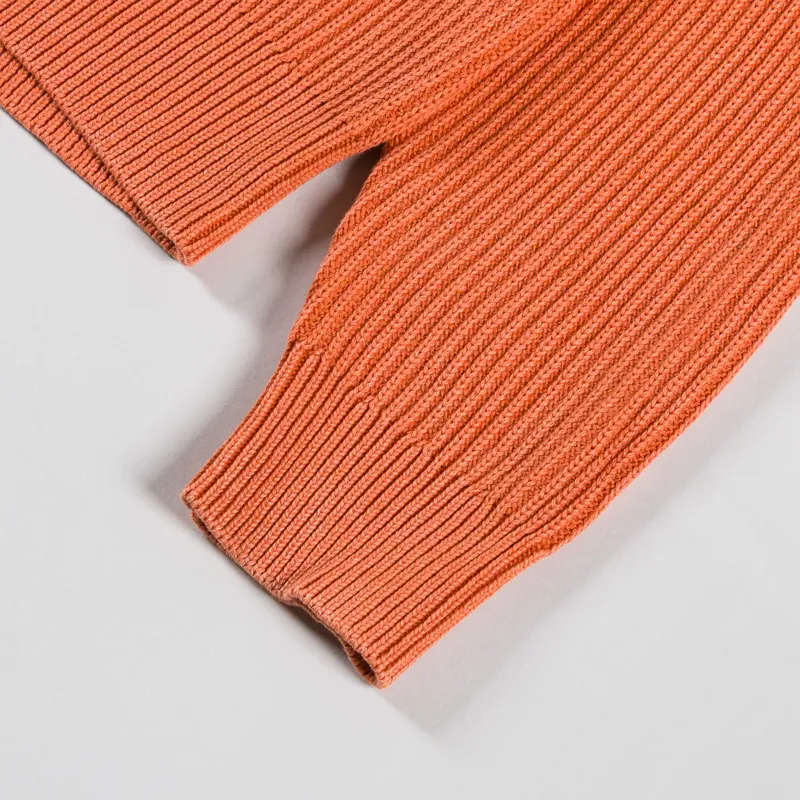 Butter Goods Bleach Knit Sweater Coral-5