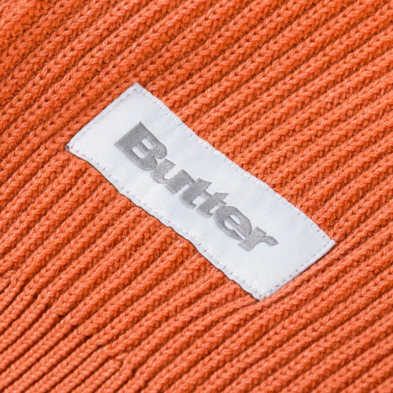 Butter Goods Bleach Knit Sweater Coral-4