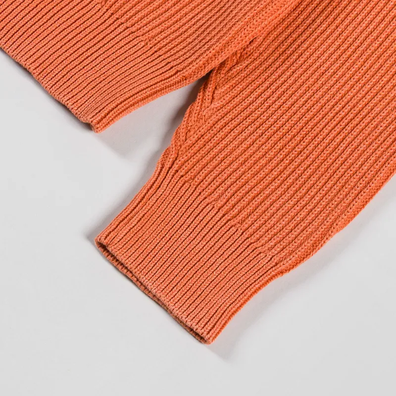 Butter Goods Bleach Knit Sweater Coral-6